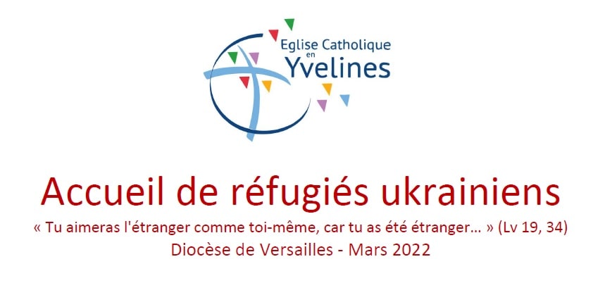 Diocèse de Versailles, Accueil de réfugiés Ukrainiens